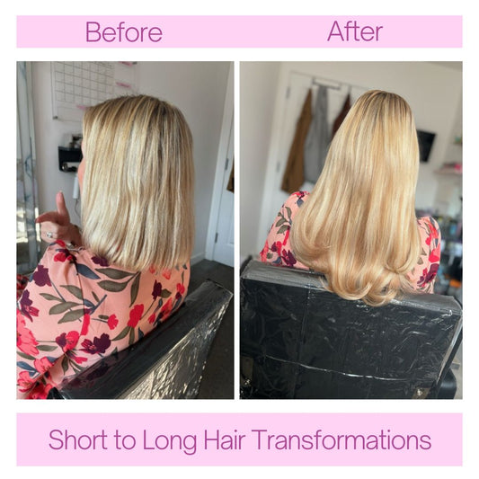 How to Achieve Short to Long Hair Extension Transformations