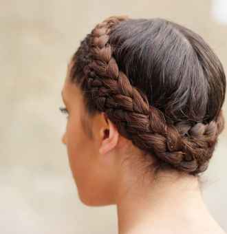 How to do Milkmaid Braids