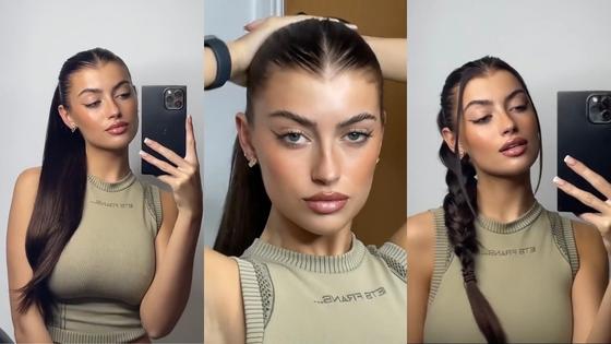 Load video: 2 PONYTAIL HAIRSTYLES