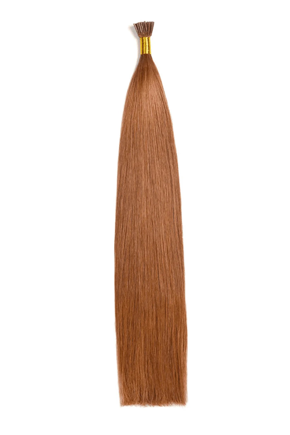 light auburn #30 remy royale i-tip hair extension