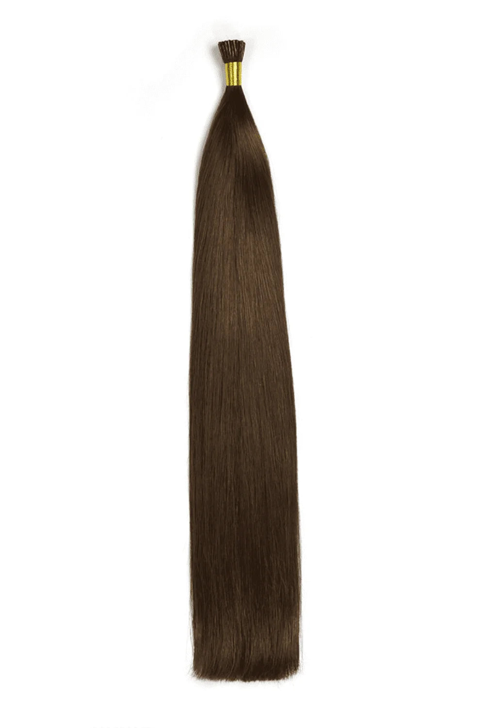 medium brown #4 remy royale i-tip hair extension