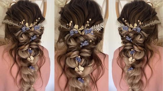 Load video: BOHO MERMAID BRAID