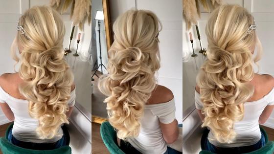 Load video: PINNED ROMANTIC CURLS