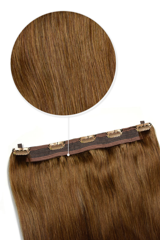 #6 quad weft hair extension