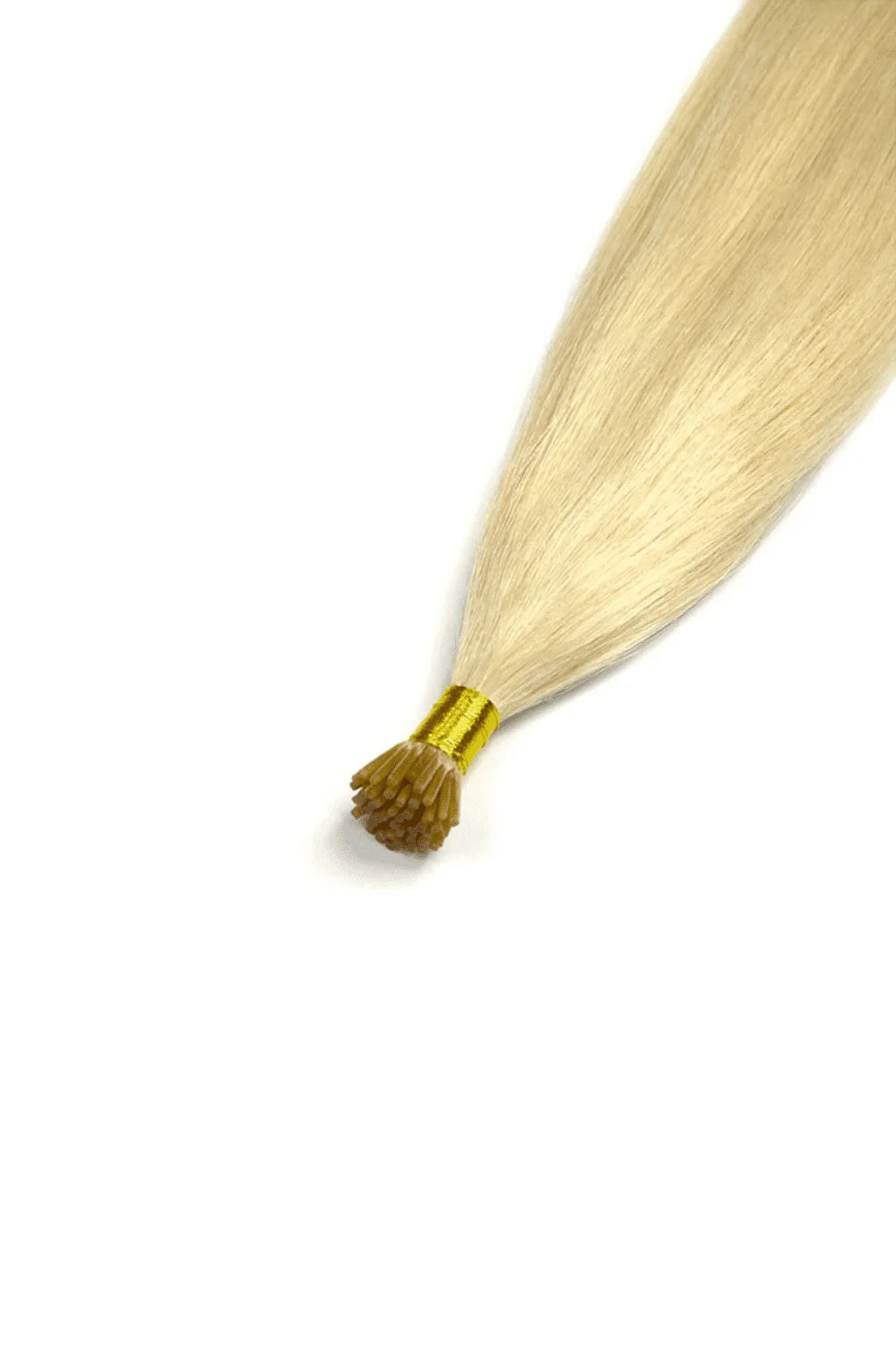 lightest blonde #60 remy royale i-tip hair extension