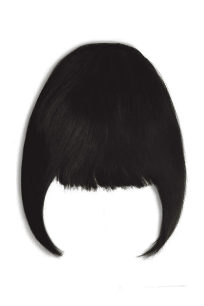 Darkest Brown Clip In-Fringe Human Hair