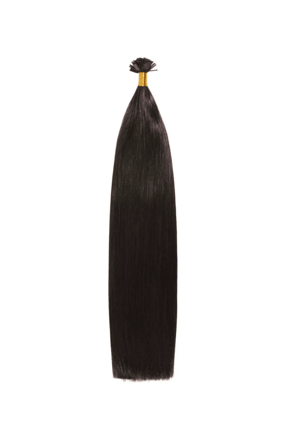 Darkest Brown Flat Tip Hair Extensions: Full Extenstion