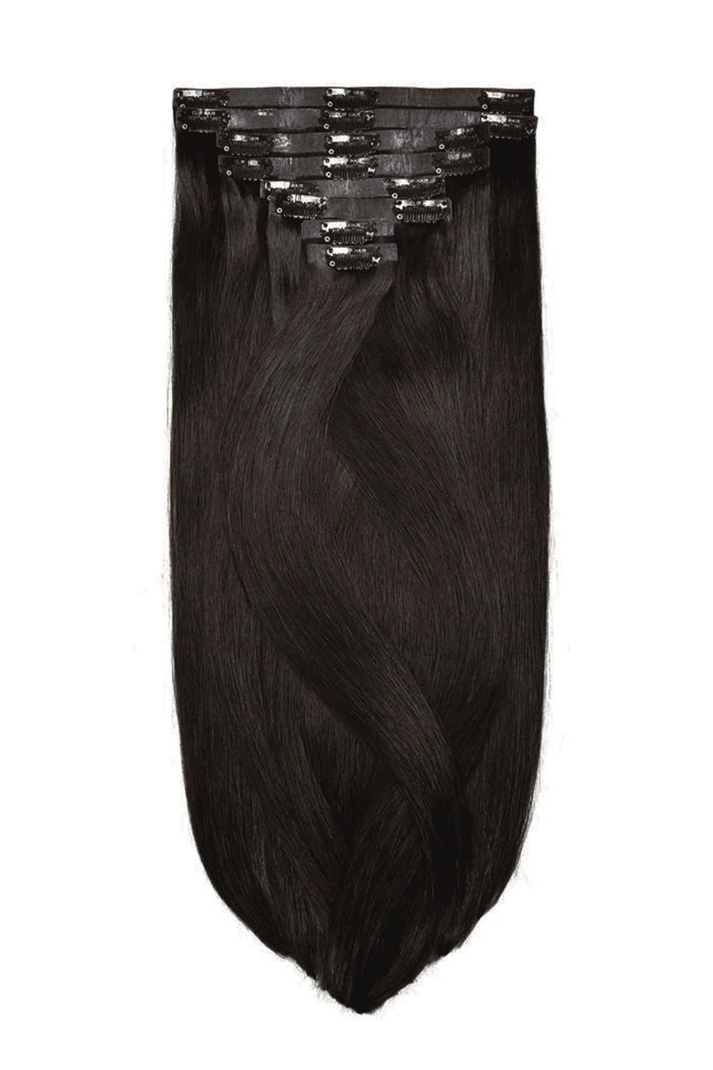 Darkest Brown Seamless Hair Extensions - Full Extension