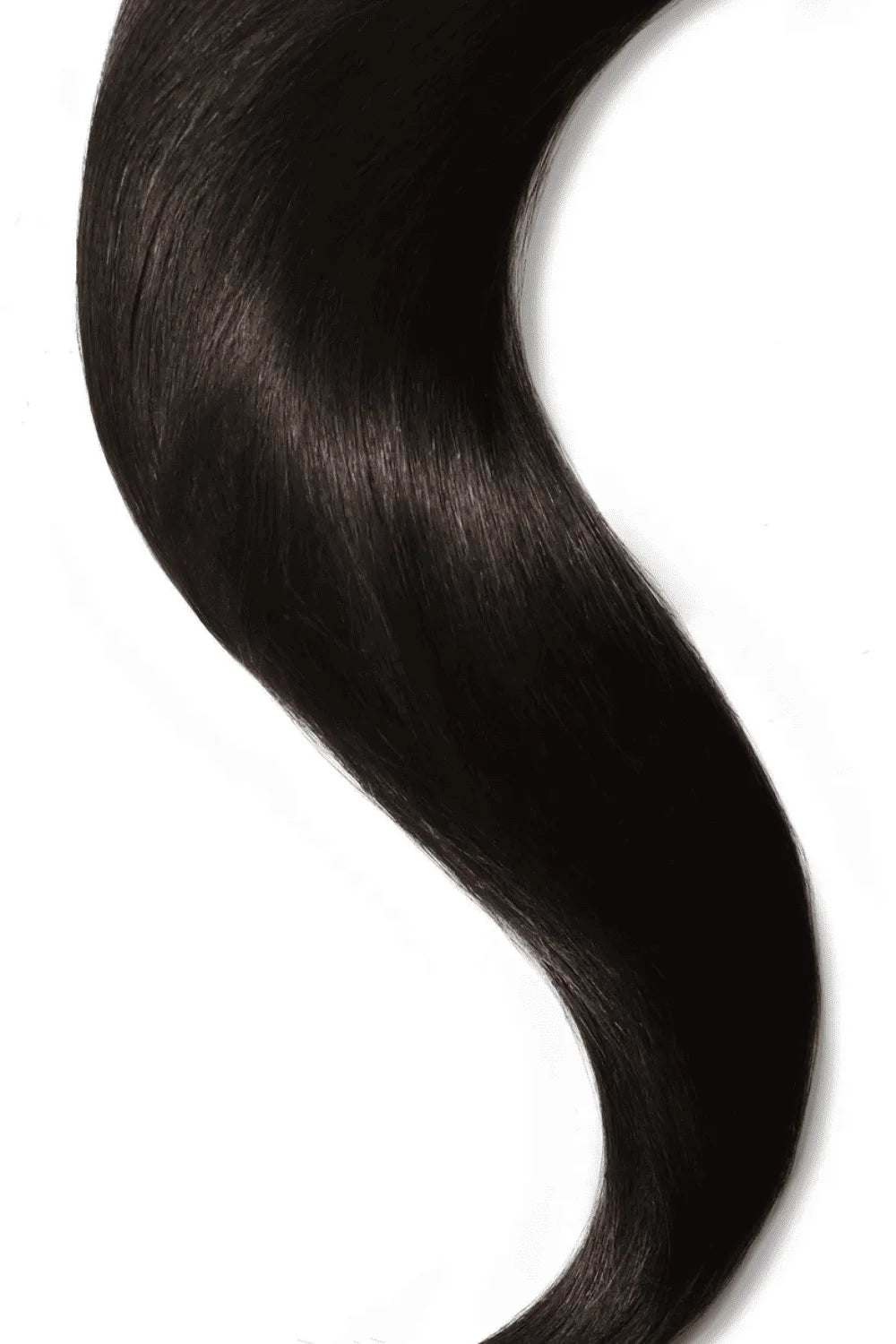 Darkest Brown Tape In Hair Extensions: Full cropped