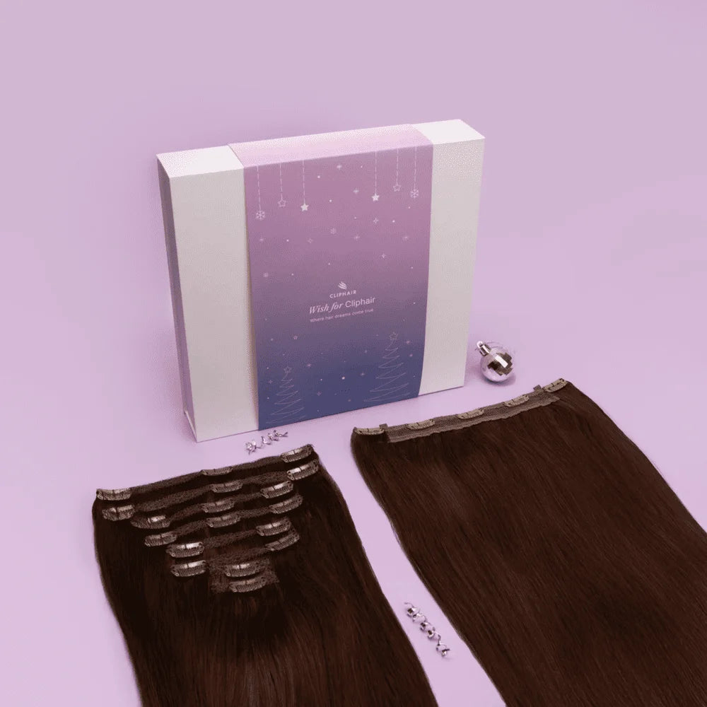 Extra Volume Clip In Extensions Gift Set Content