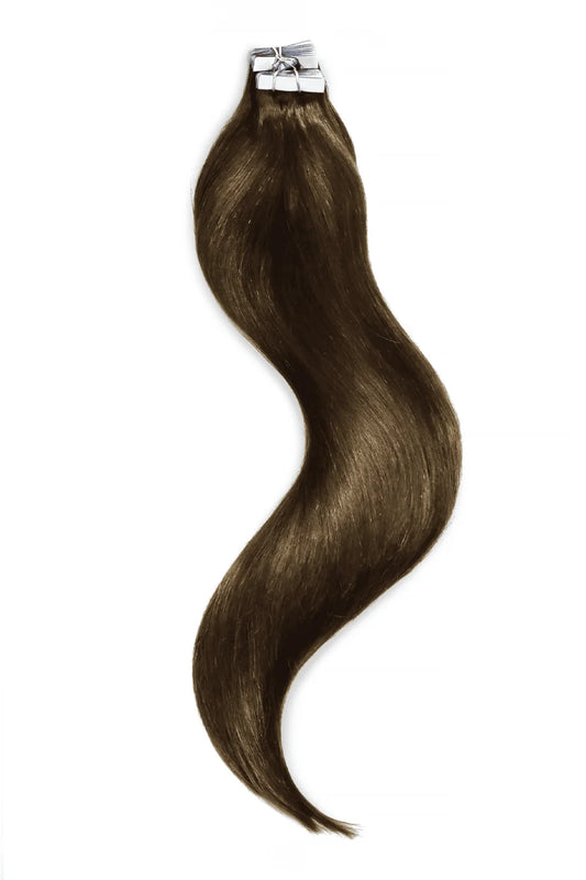 Medium Brown Tape In Hair Extensions: Full Extension