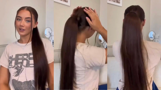 Load video: SLEEK STRAIGHT PONY