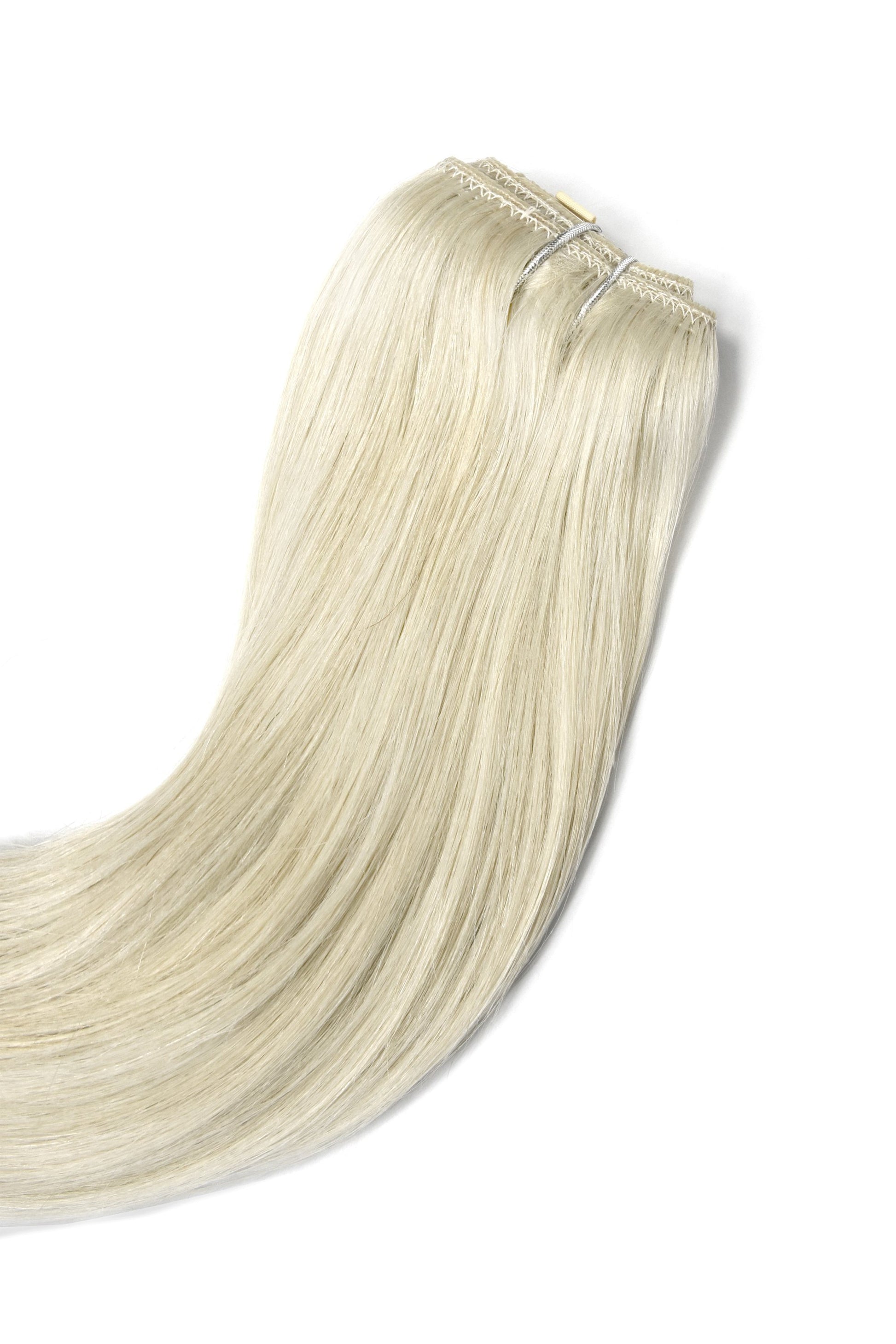 ice blonde quad weft hair extension