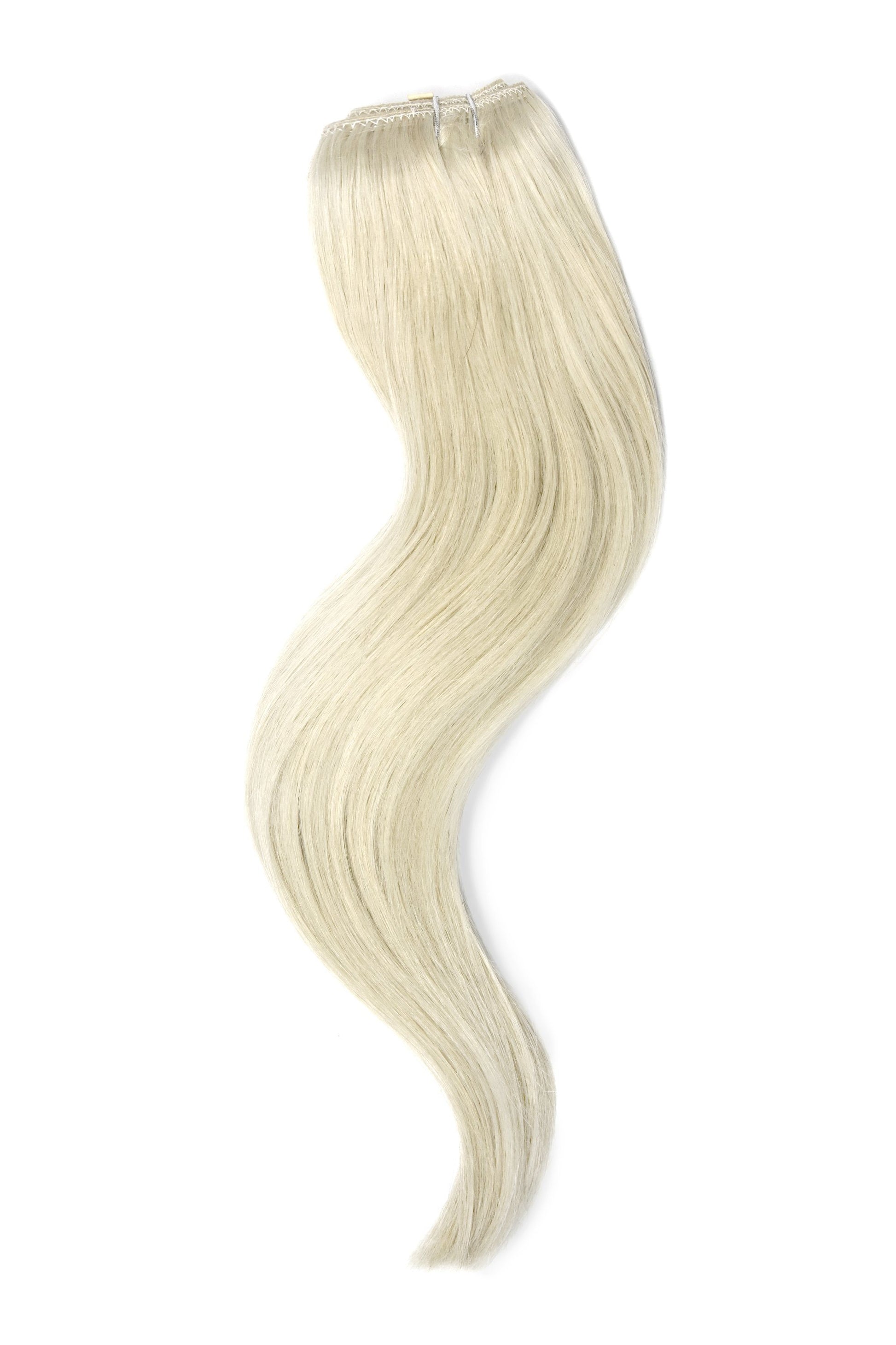 ice blonde quad weft hair extension