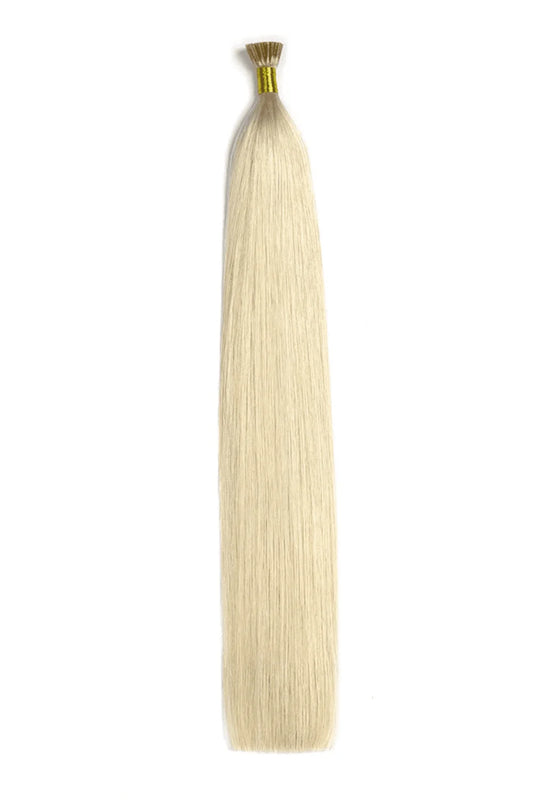 ice blonde remy royale i-tip hair extension