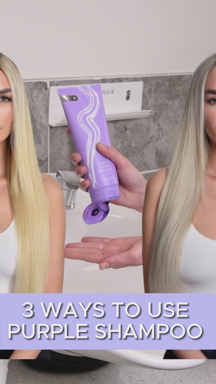 Load video: Different Ways To Use Purple Shampoo