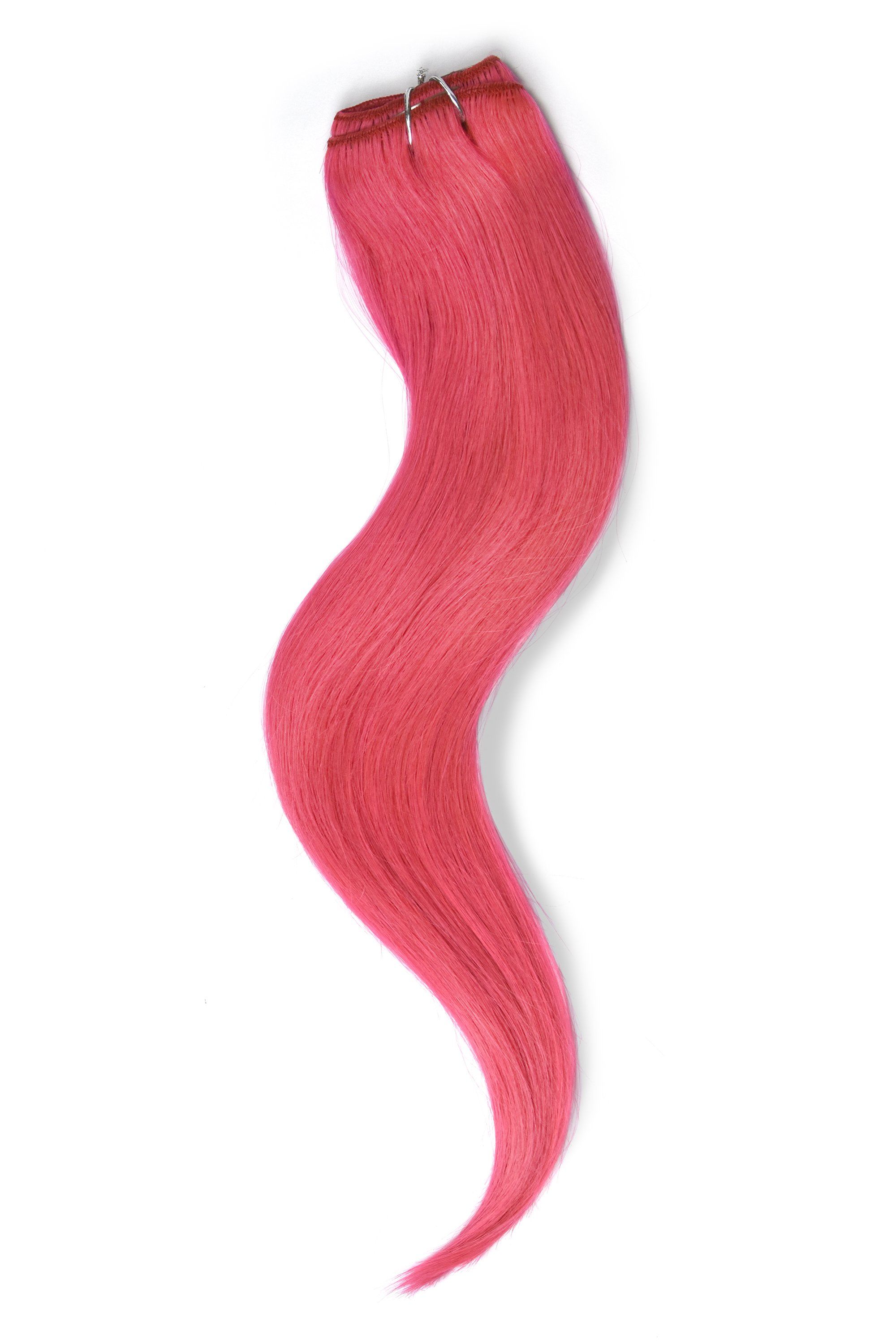 Pink human clearance hair extensions