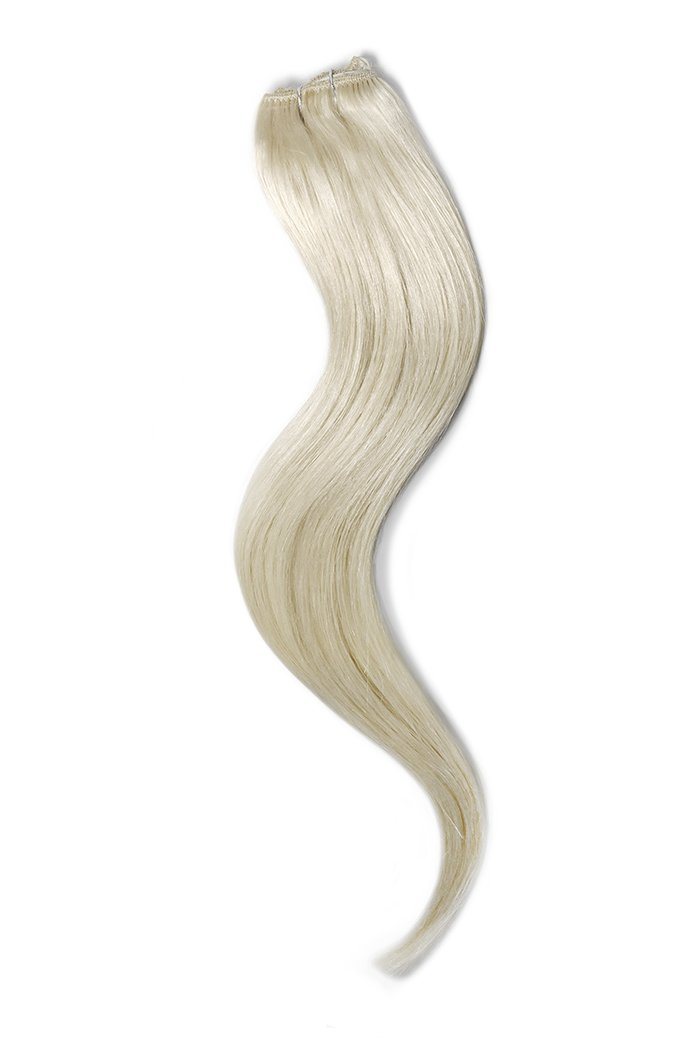 One Piece Remy Clip In Human Hair Extensions #Iceblonde One Piece Clip In Hair Extensions cliphair 