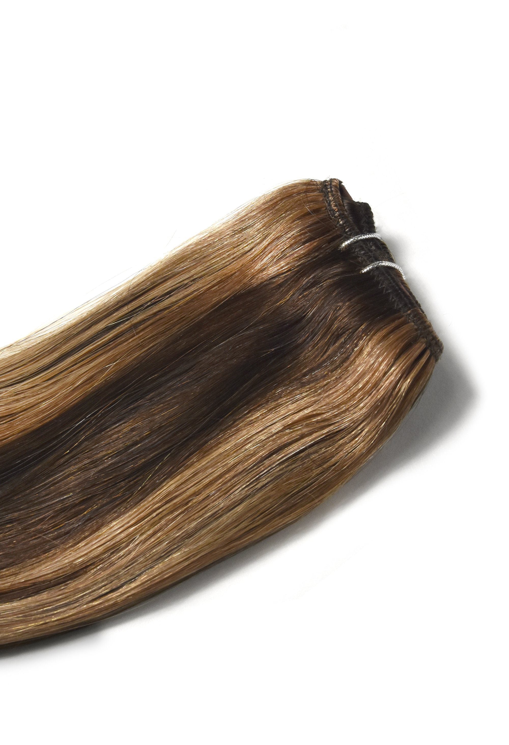 Cinnamon Brownie 4 30 One Piece Clip In Hair Extensions