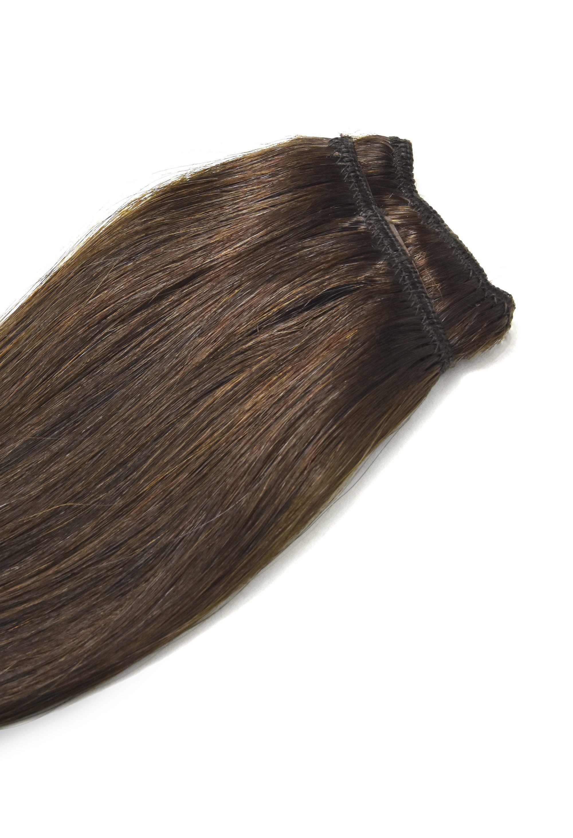 Medium Brown One Piece Top Up Hair Extensions Cliphair UK