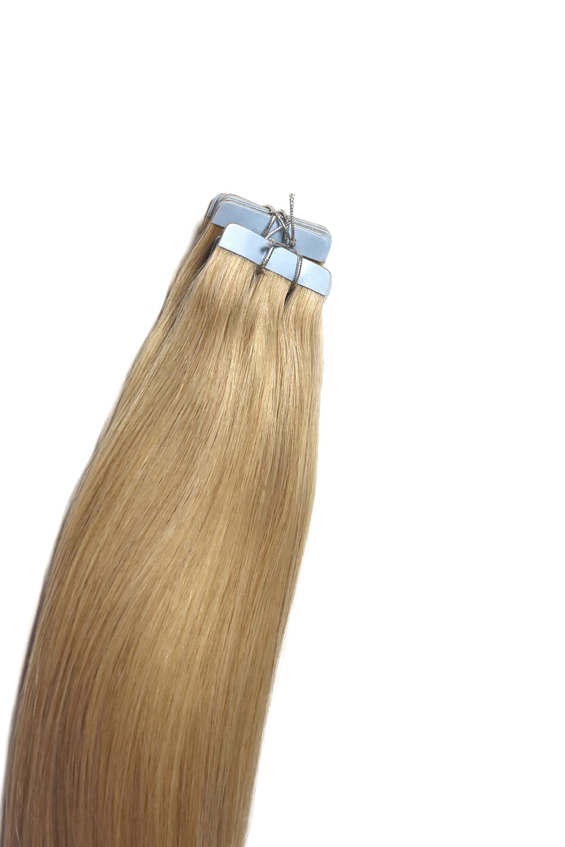 tape extensions golden blonde