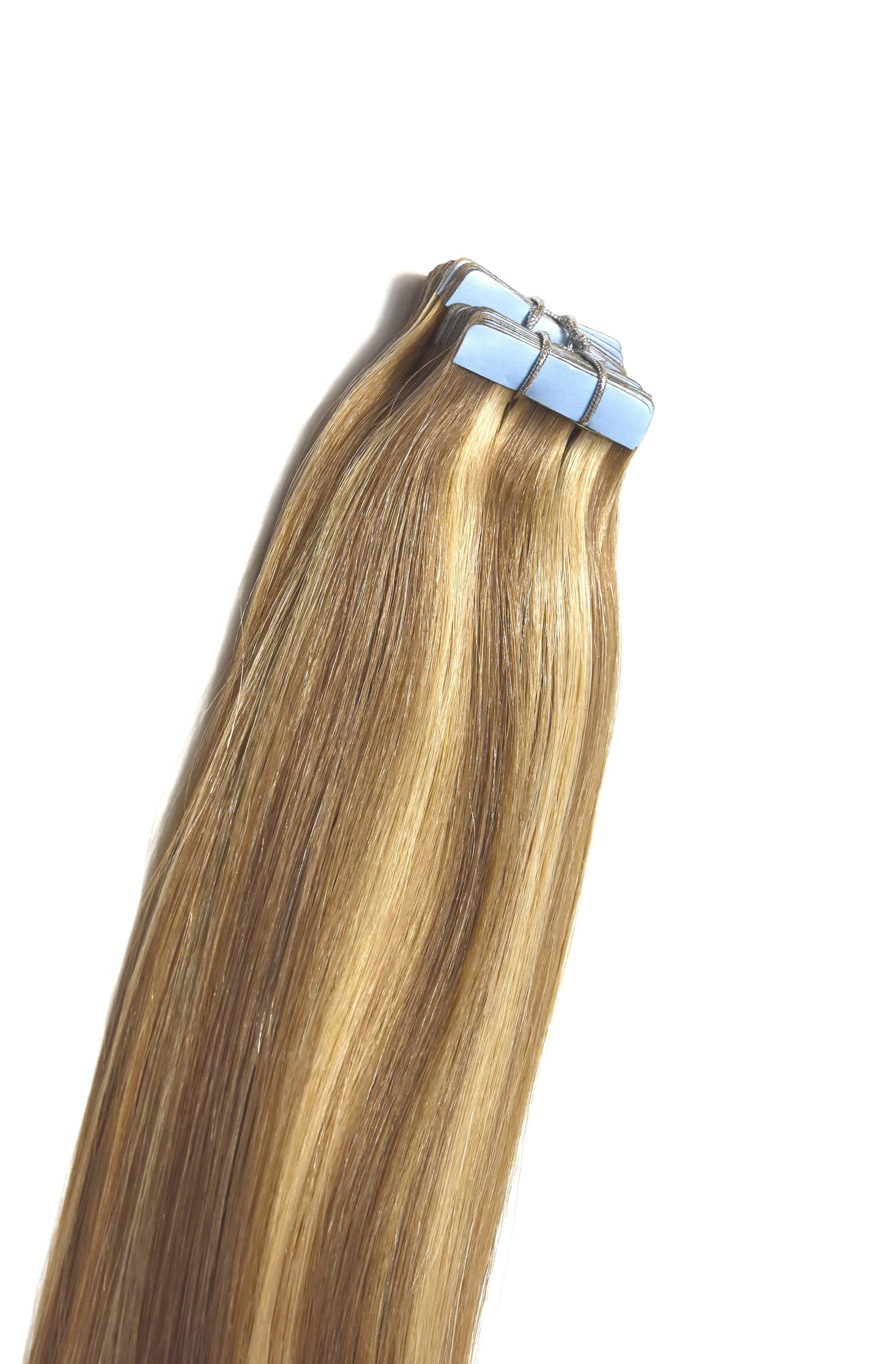 tape extensions honey and golden blonde