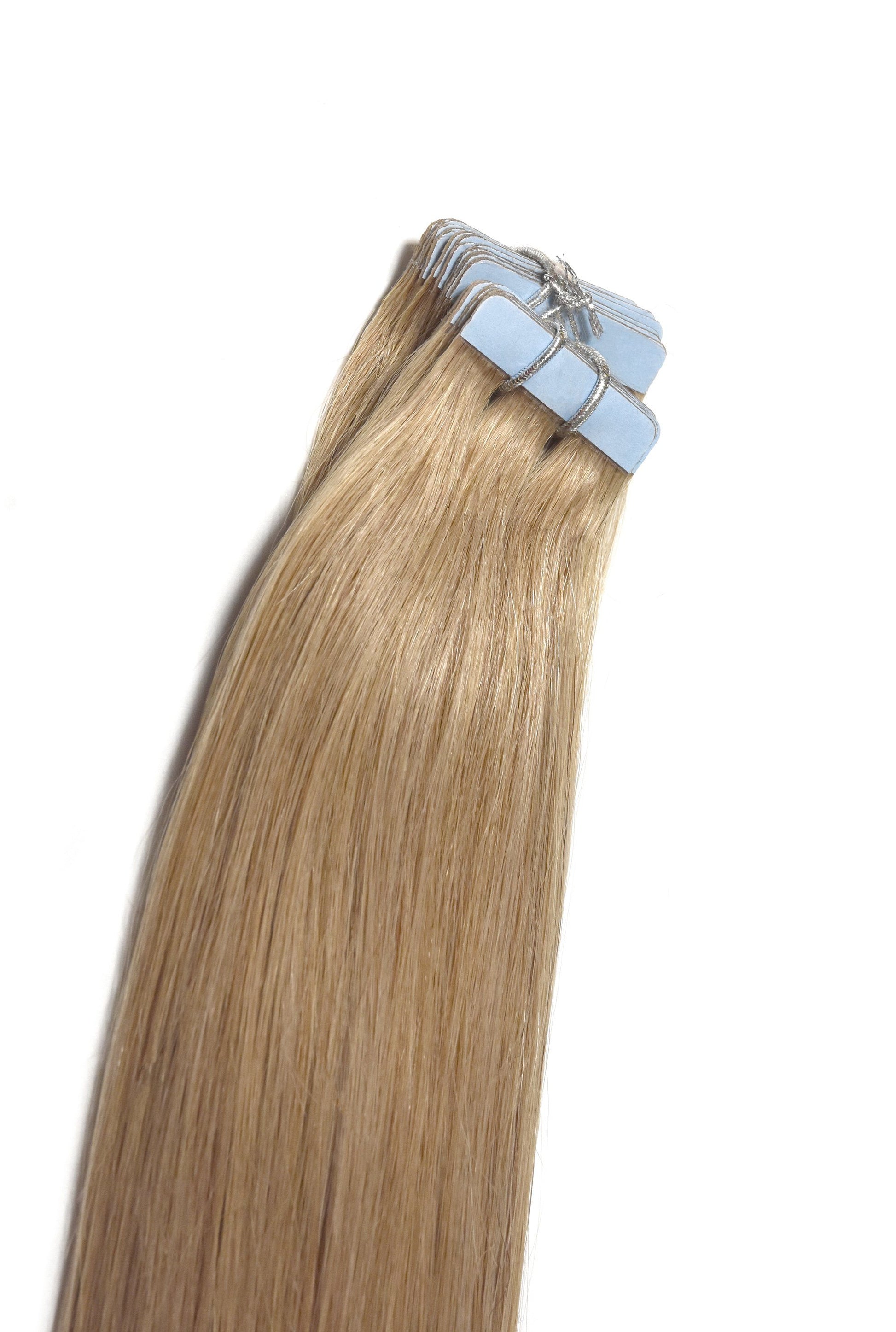 Tape in Remy Human Hair Extensions, Strawberry/Ginger Blonde (#27) Tape in Hair Extensions Cliphair UK 