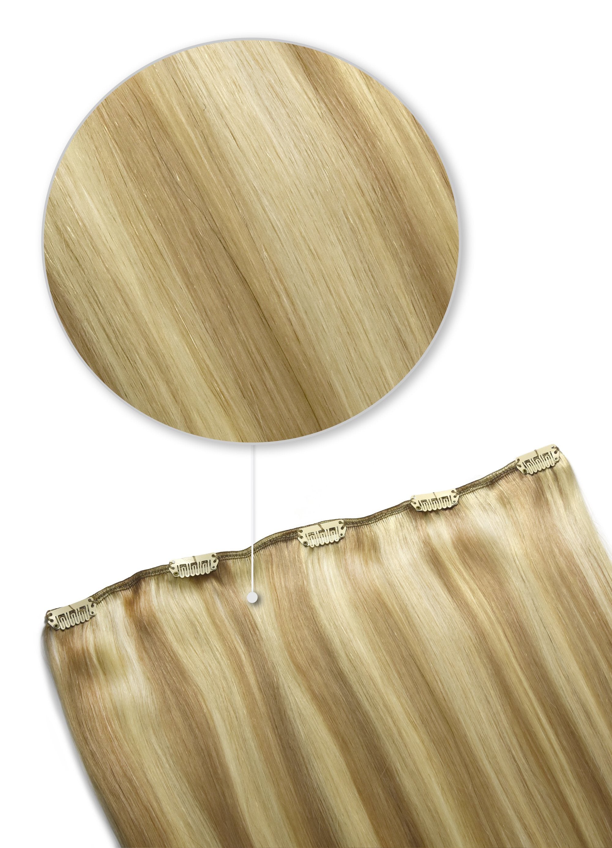 Peaches Cream 27 613 One Piece Clip In Hair Extensions Top Up