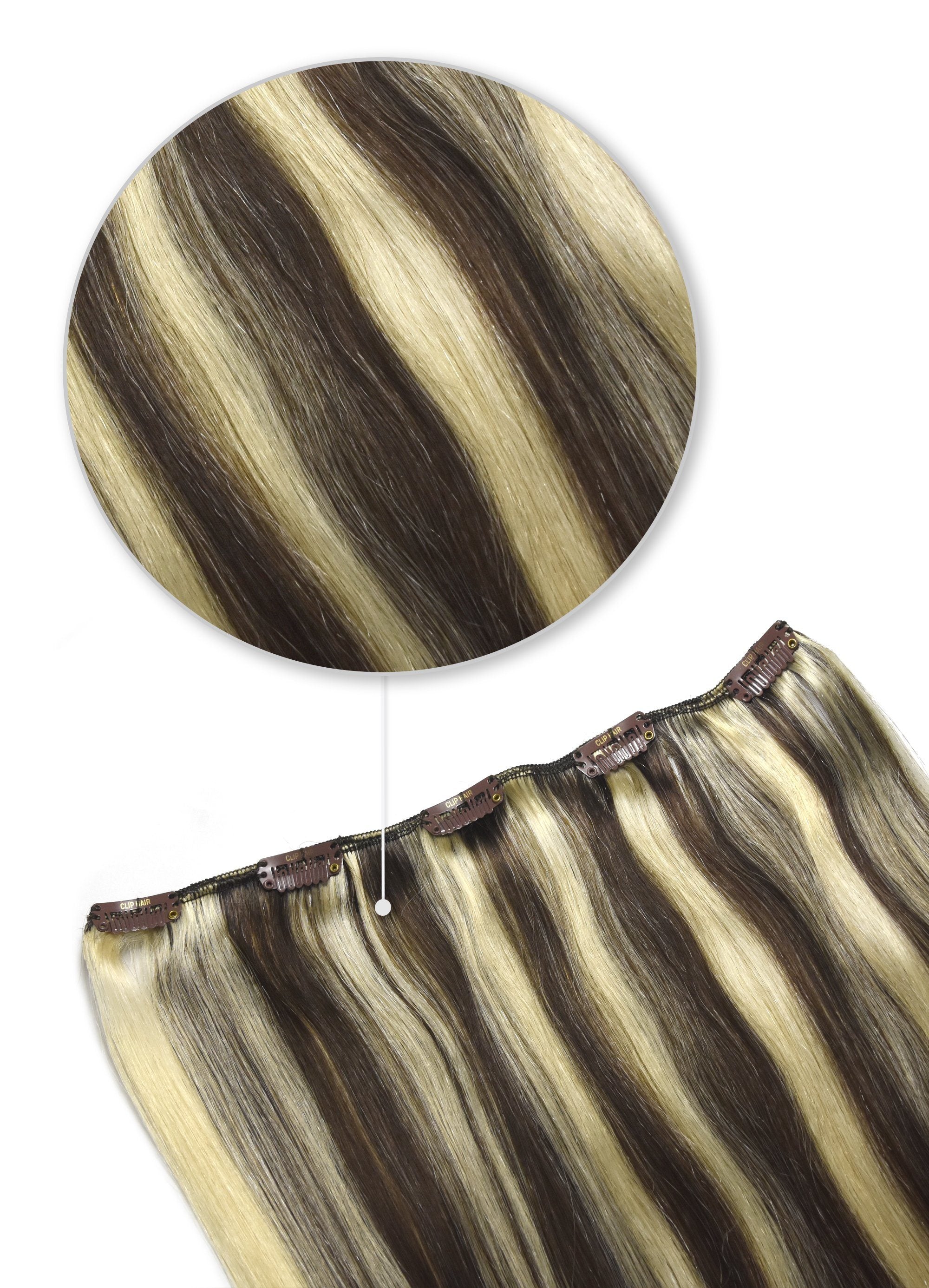 Cookies Cream 4 613 One Piece Clip In Hair Extensions