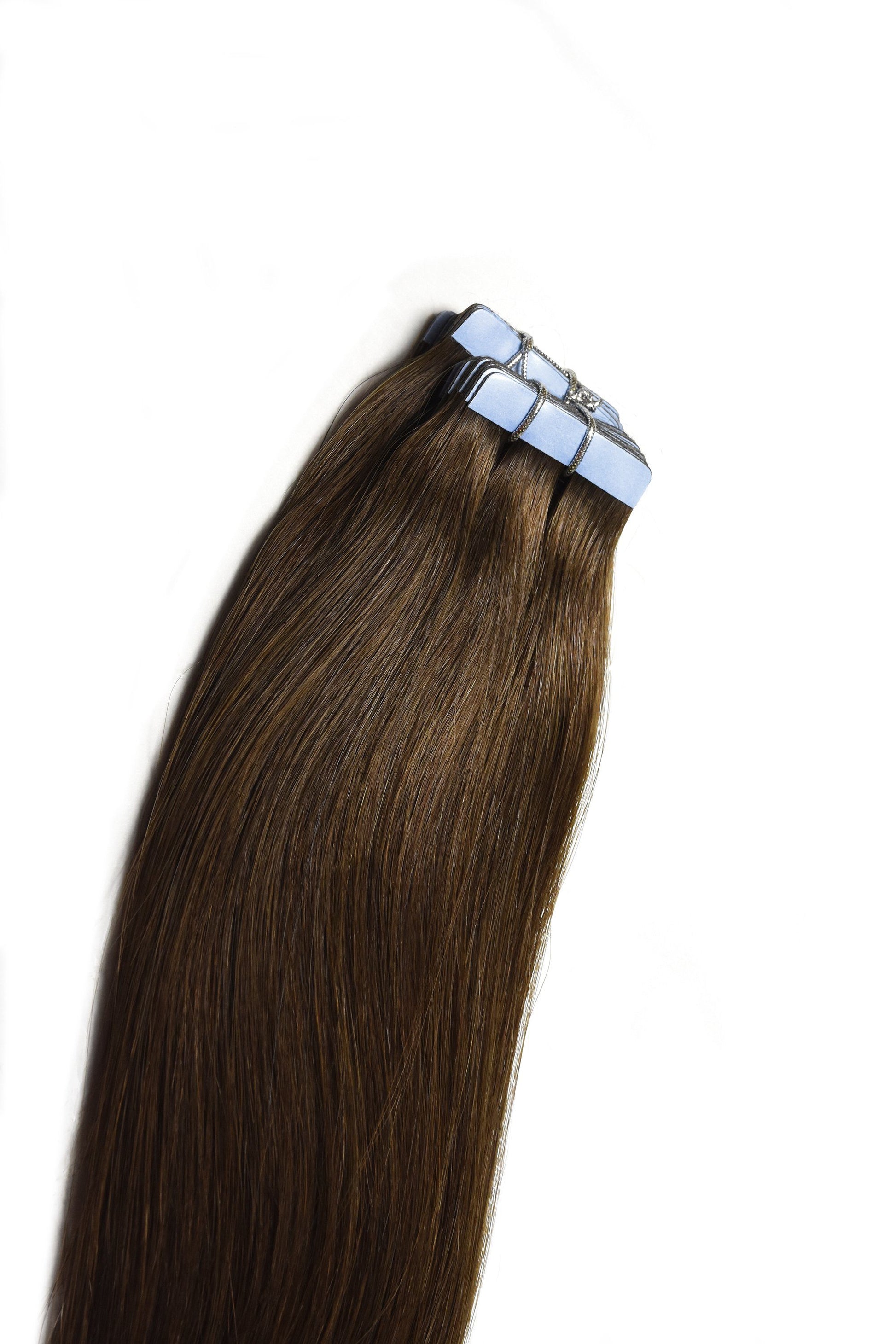 Tape in Remy Human Hair Extension Mousey Brown (#6B) Tape in Hair Extensions cliphair 