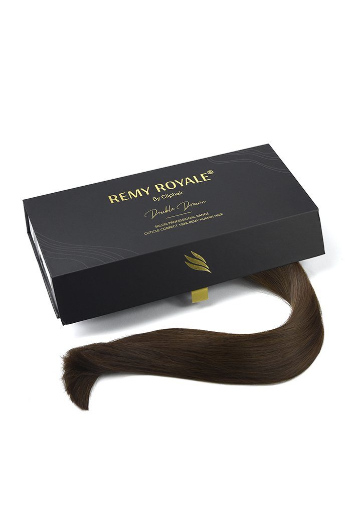 Medium Brown (#4) Nano Bond Hair Extensions