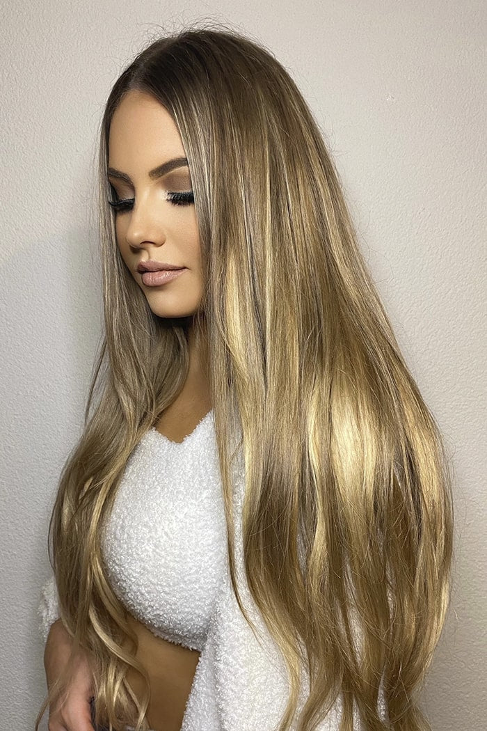 Blonde Balayage Remy Hair Extensions