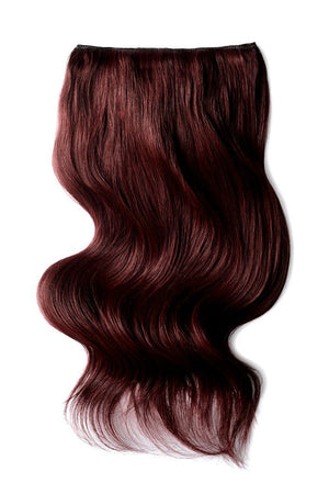 99J Hair Extensions Mahogany Red Cliphair UK