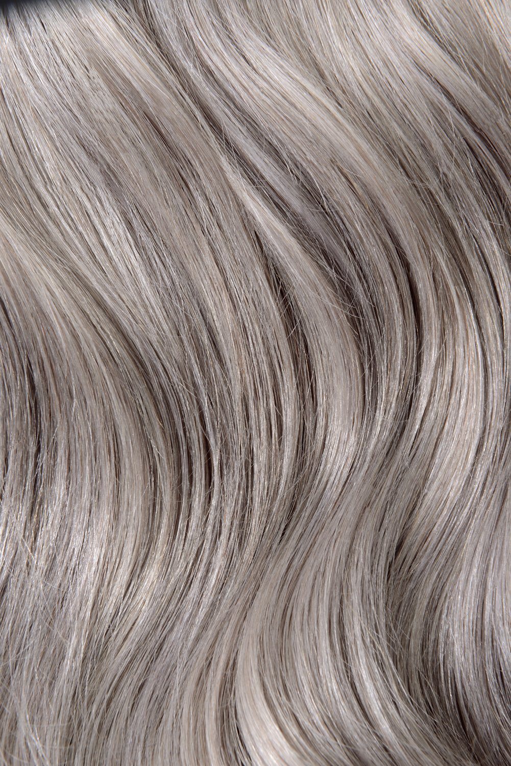 Silver Grey Wefted Full Head Hair Extensions Cliphair UK