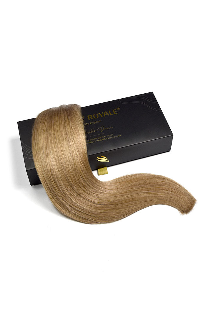 Lightest Brown Double Drawn Weft Weave Cliphair UK