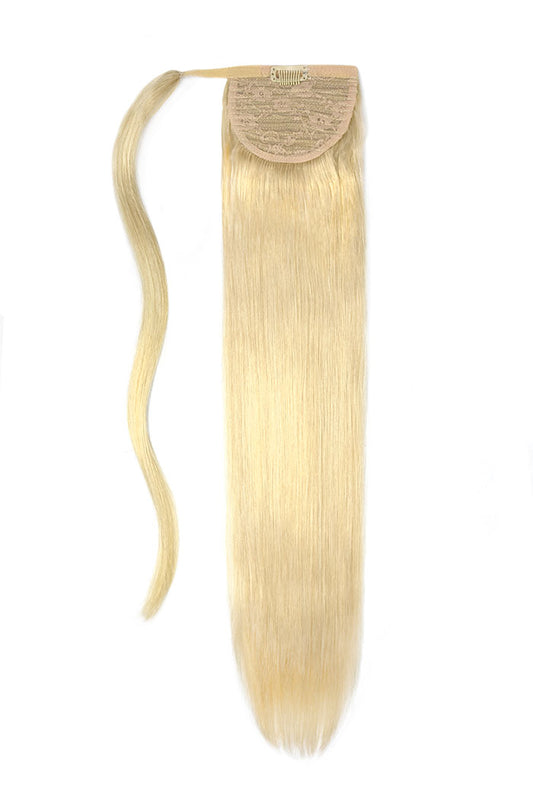 Ponytail extension lightest blonde