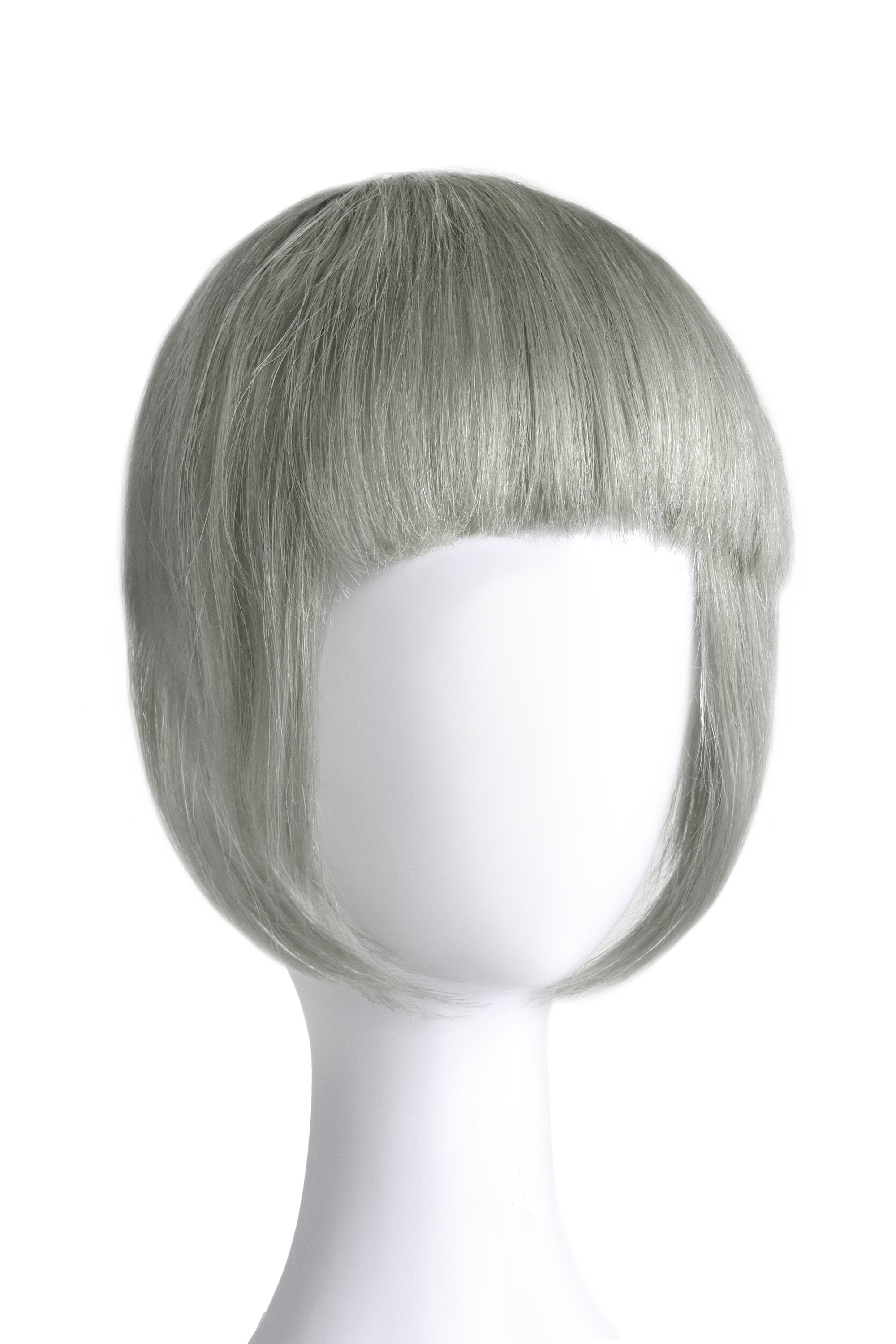 Silver Grey Clip In Bangs Cliphair UK